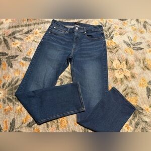 Quince Men Warren Stretch Straight Jeans Blue 35 x 34